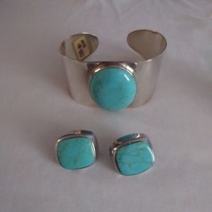 Sterling/Turquoise Bracelet